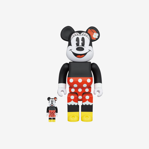 Bearbrick Minnie Mouse 100％ & 400％ Set