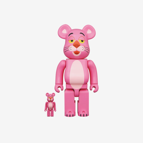 Bearbrick Pink Panther 100% & 400% Set
