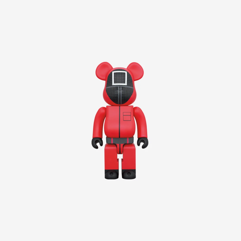 Bearbrick x Squid Game Guard Square 100% & 400% Set