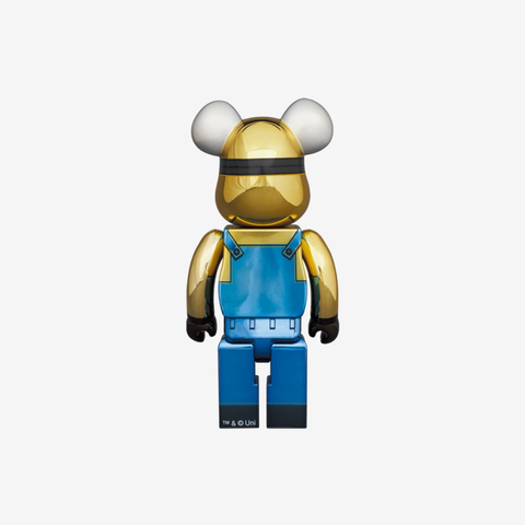 Bearbrick Despicable Me Dave Gold Chrome Ver. 100％ & 400％ Set