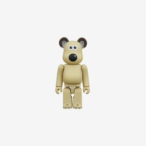 Bearbrick Wallace & Gromit Gromit 100% & 400% Set