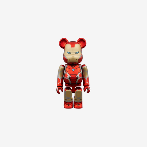 Bearbrick Marvel Iron Man Mark 85 Chrome Ver. 100％ & 400％