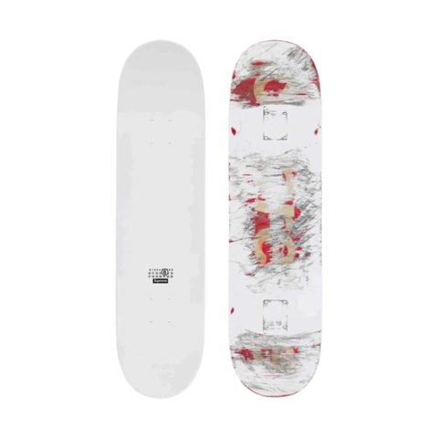 Ván trượt Supreme x MM6 Maison Margiela Skateboard White - 24SS