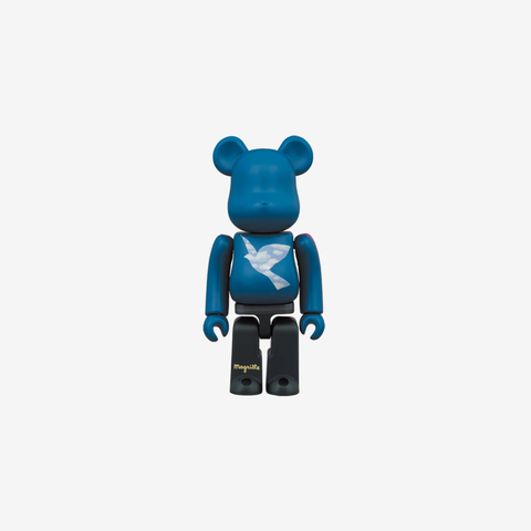 Bearbrick Rene Magritte L'oiseau De Ciel / La Belle Societe 100％ & 400％ Set