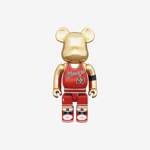Bearbrick NBA Michael Jordan 1985 Rookie Jersey 100% & 400% Set