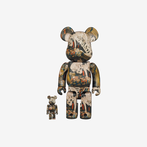 Bearbrick Utagawa Kuniyoshi Soma No Kouchi Ura 100% & 400% Set