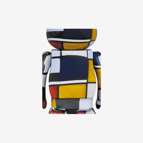 Bearbrick Piet Mondrian 100％ & 400％ Set