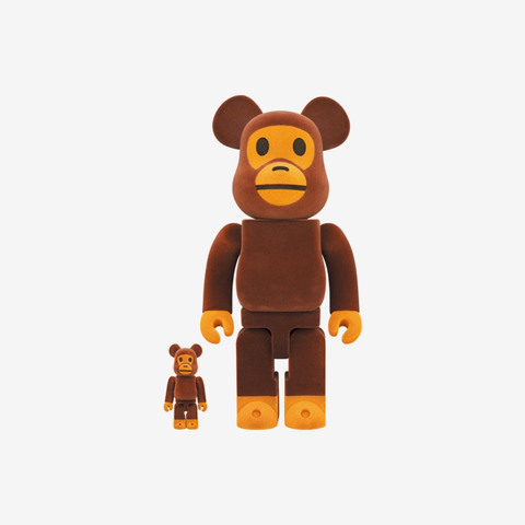 Bearbrick x BAPE Baby Milo 100% & 400% Set