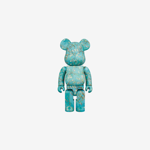 Bearbrick x Vincent Van Gogh Museum Almond Blossom 100% & 400% Set