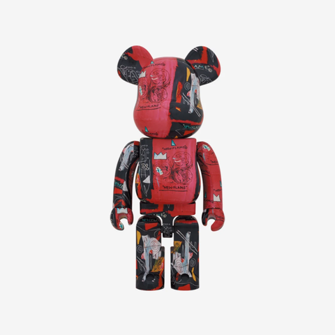 Bearbrick Andy Warhol x Jean-Michel Basquiat #1 1000%