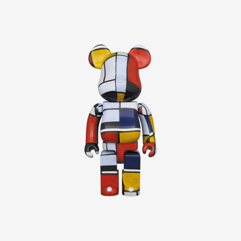 Bearbrick Piet Mondrian 100％ & 400％ Set