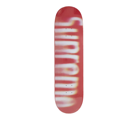 Ván trượt Supreme Blurred Logo Skateboard Red - 23FW