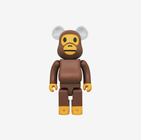 Bearbrick x BAPE Baby Milo Ear Clear Ver. 400%