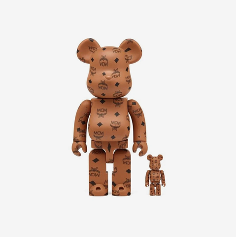 Bearbrick x MCM 100% & 400% Set