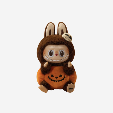 Pop Mart Labubu Halloween Party Series Pumpkin Toy Keyring
