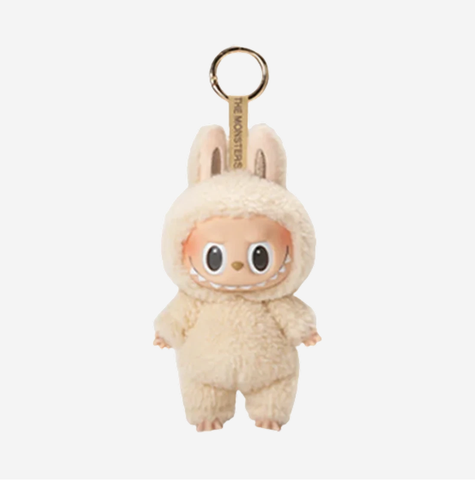 Pop Mart Labubu The Monsters Labubu Tasty Macarons Series Soymilk Keyring