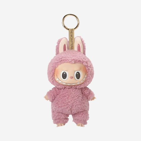 Pop Mart Labubu The Monsters Labubu Tasty Macarons Series Lyche Berry Keyring