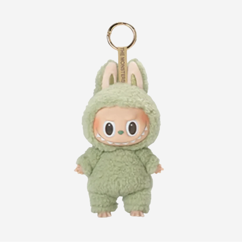 Pop Mart Labubu The Monsters Labubu Tasty Macarons Series Green Grape Keyring