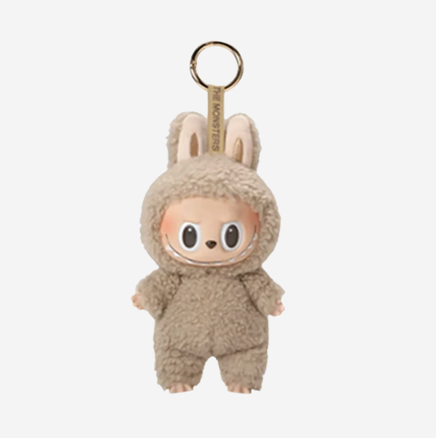 Pop Mart Labubu The Monsters Labubu Tasty Macarons Series Toffe Keyring