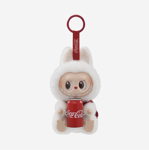 Pop Mart Labubu Coca Cola Series Happy Factor Keyring (Opened Case)