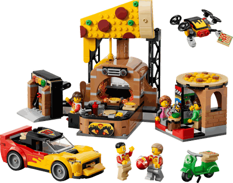 Lego City Pizza Delivery Experience with Vehicles 60496