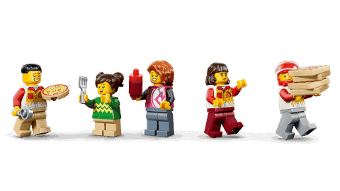 Lego City Pizza Delivery Experience with Vehicles 60496