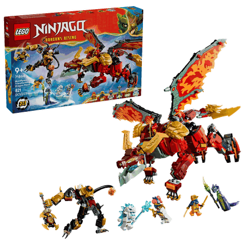 LEGO Ninjago Wyldfyre's Transforming Dragon Mech 71868