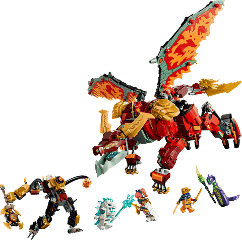 LEGO Ninjago Wyldfyre's Transforming Dragon Mech 71868
