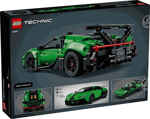 LEGO Technic Green Bugatti Chiron Pur Sport Hypercar 42241