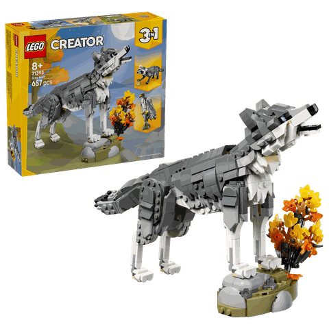 LEGO Creator Forest Animals: Gray Wolf 31393