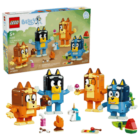 LEGO Brick-Built Bluey Family 11217