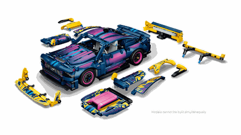 LEGO Technic Custom Garage Ford Mustang GT Car 42236
