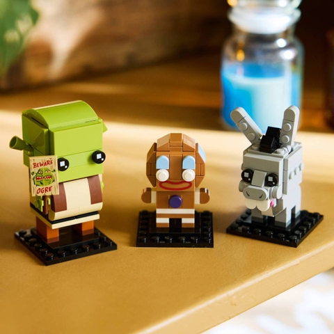 LEGO BrickHeadz Shrek, Donkey & Gingy Figures 40923