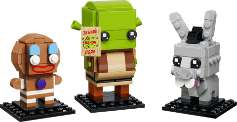 LEGO BrickHeadz Shrek, Donkey & Gingy Figures 40923