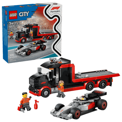 Leog City F1® Display Truck with Audi F1® Race Car 60493
