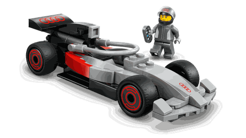 Leog City F1® Display Truck with Audi F1® Race Car 60493