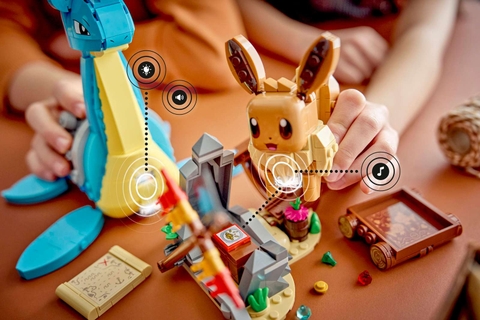 LEGO Pokémon SMART Play™: Eevee and Lapras's Treasure Hunt 72162