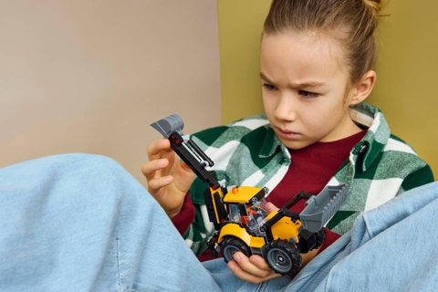Lego City Yellow Backhoe Loader 60480