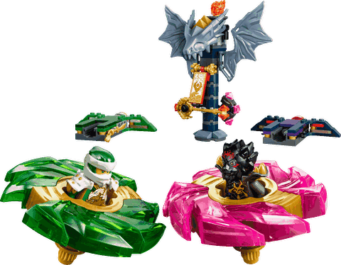 LEGO Lloyd vs. Ras Spinner Battle 71875
