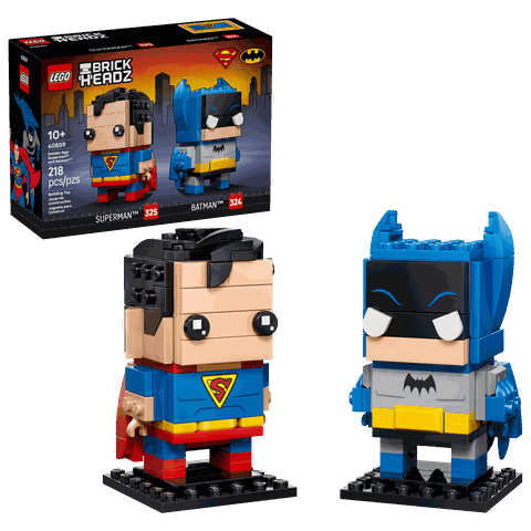 LEGO Golden Age Superman™ and Batman™ Figures 40859