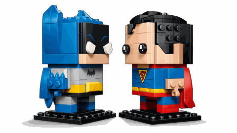 LEGO Golden Age Superman™ and Batman™ Figures 40859