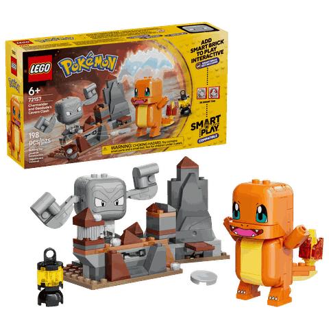 LEGO Pokémon SMART Play™: Charmander and Geodude's Cavern Clash 72157