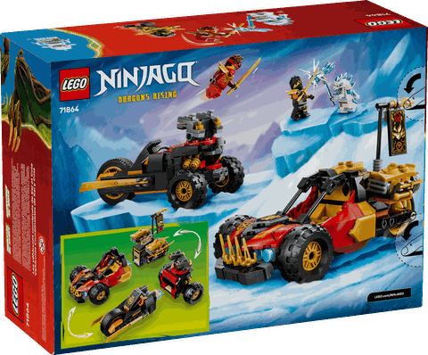 LEGO Ninjago Kai and Cole's Combiner Vehicles 71864