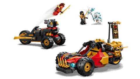 LEGO Ninjago Kai and Cole's Combiner Vehicles 71864