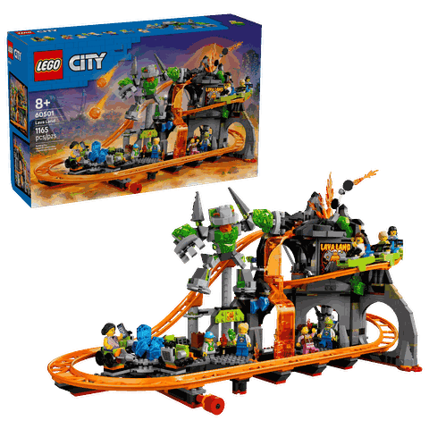 Lego City Lava Land Roller Coaster Park 60501