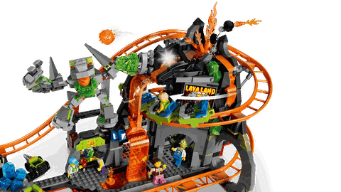 Lego City Lava Land Roller Coaster Park 60501