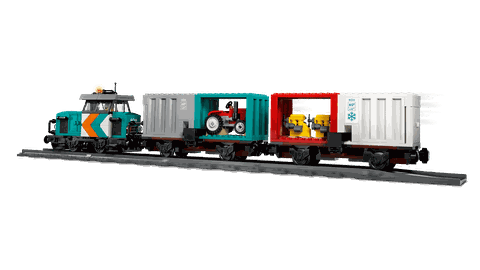 Lego City Harbor Freight Train with Crane & Truck 60509