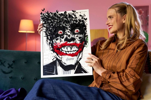 Lego Art The Joker™ Wall Art Comic Cover 67012