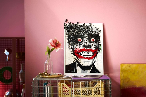 Lego Art The Joker™ Wall Art Comic Cover 67012