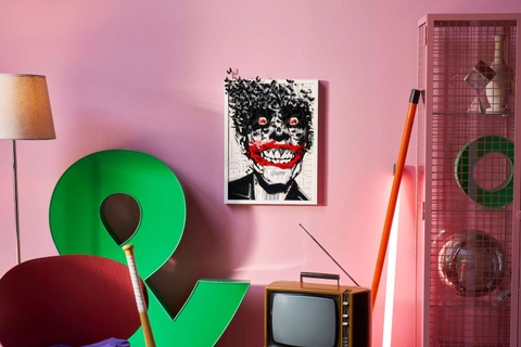 Lego Art The Joker™ Wall Art Comic Cover 67012